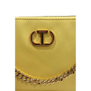 Yellow PU Women Shoulder Bag
