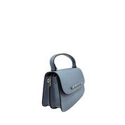 Blue PU Women Handbag