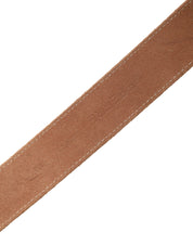 Men Beige Canvas Silver Metal Buckle Cintura Belt