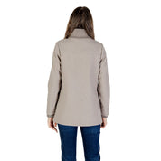 Gray Polyester Coat
