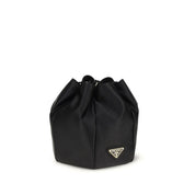 Black Silk Backet Bag