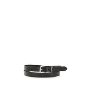 Black Cotton Regular Belt