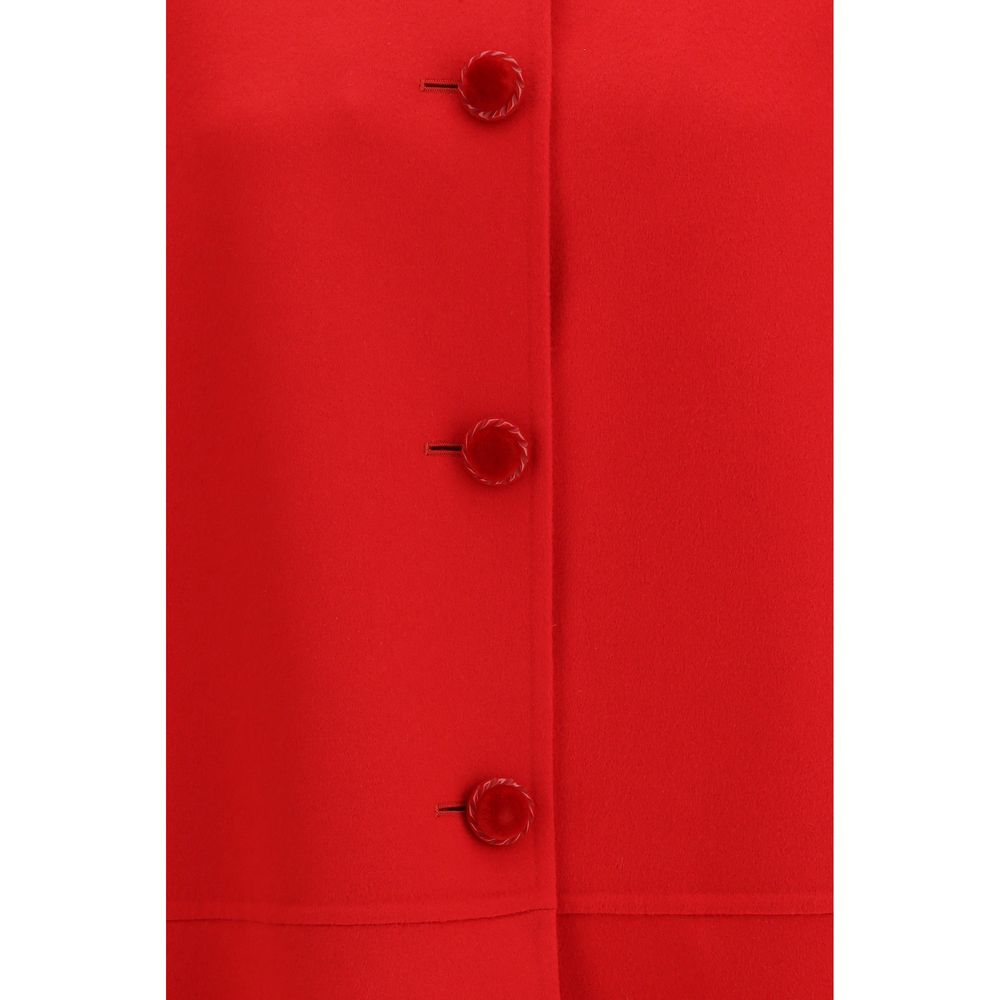 Multicolor Fleece Wool Coat