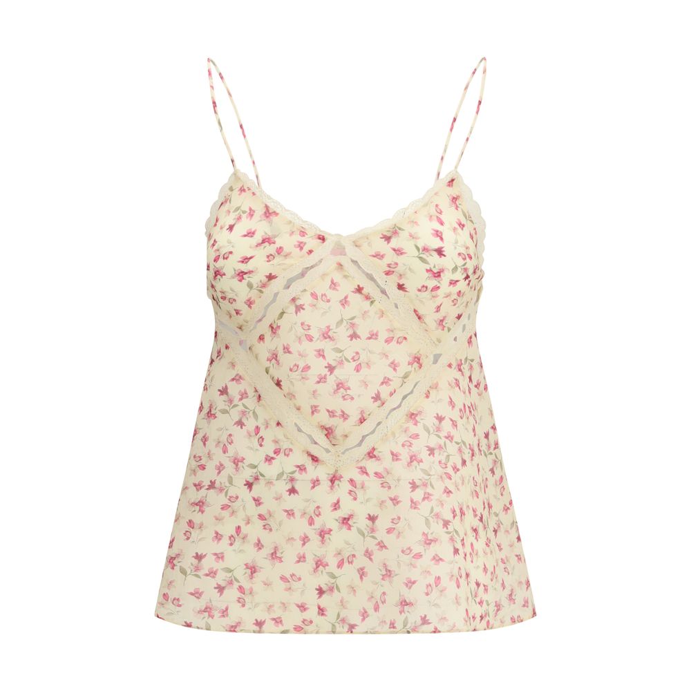 Multicolor Ramie Blouse