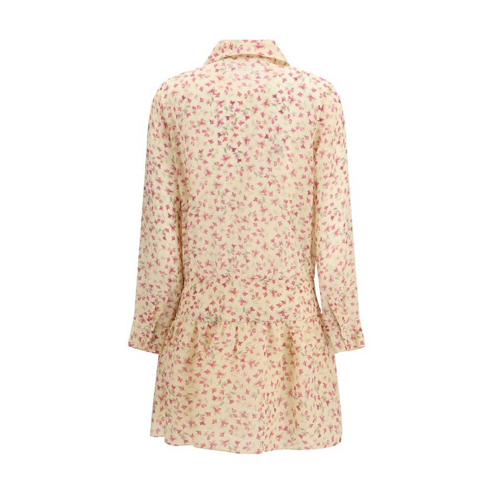 Multicolor Ramie Casual Dress