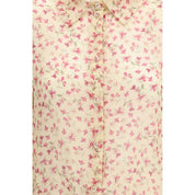 Multicolor Ramie Casual Dress