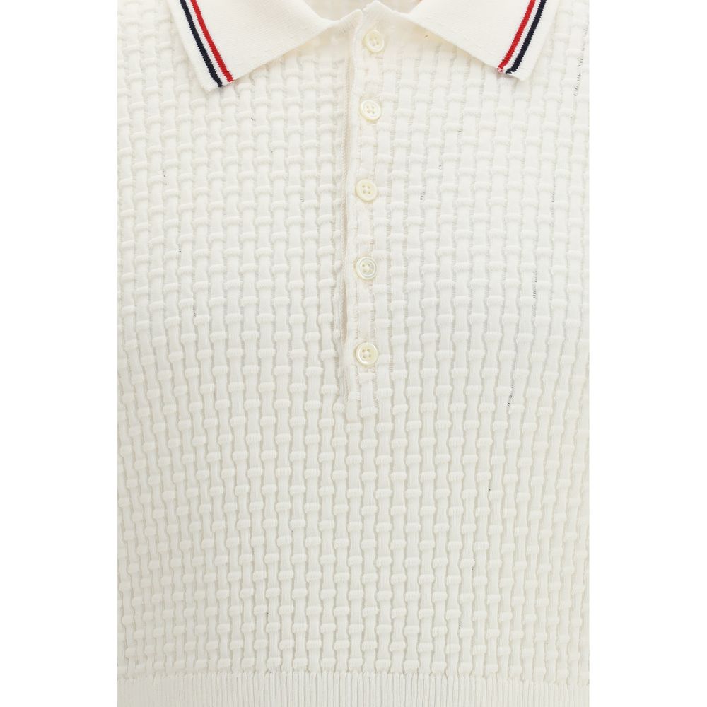 White Cotton Polo Shirt