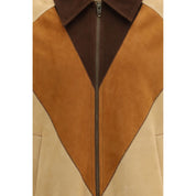 Brown Goatskin Biker Jacket