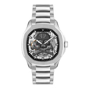 Gray Stainless Steel Dress Watch