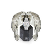 Gray Stainless Steel Dress Watch