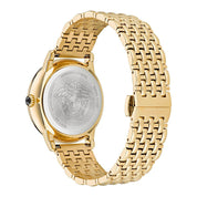 Gold Stainless Steel Dress Watch