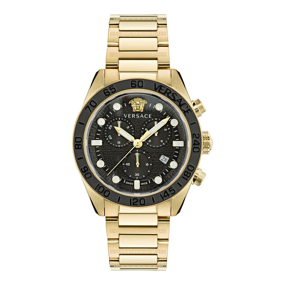 Gold Stainless Steel Dress Watch