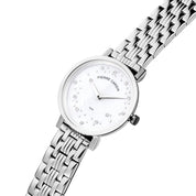 Gray Stainless Steel Dress Watch