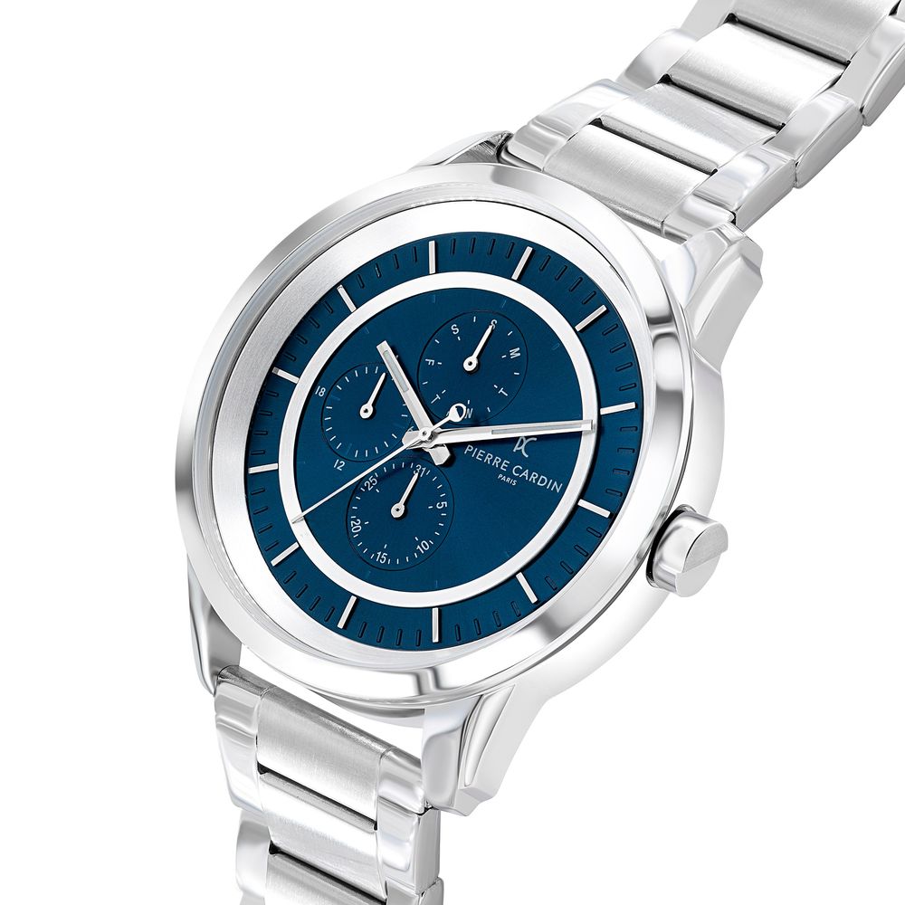 Gray Stainless Steel Dress Watch