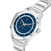 Gray Stainless Steel Dress Watch