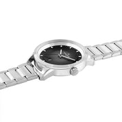 Gray Stainless Steel Dress Watch