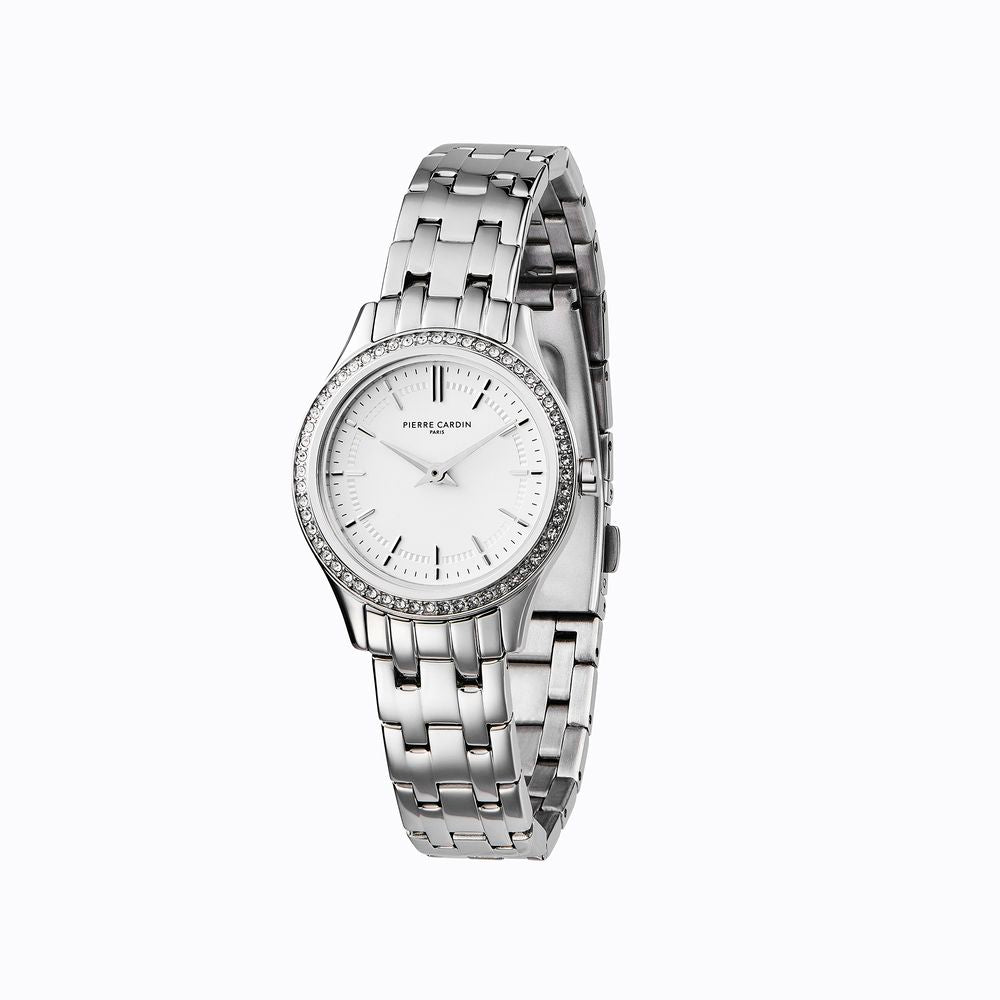 Gray Stainless Steel Dress Watch