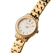 Gold Stainless Steel Dress Watch