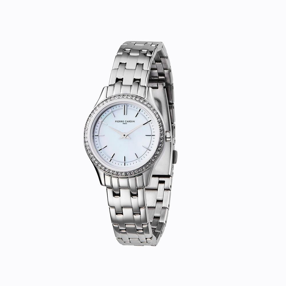 Gray Stainless Steel Dress Watch
