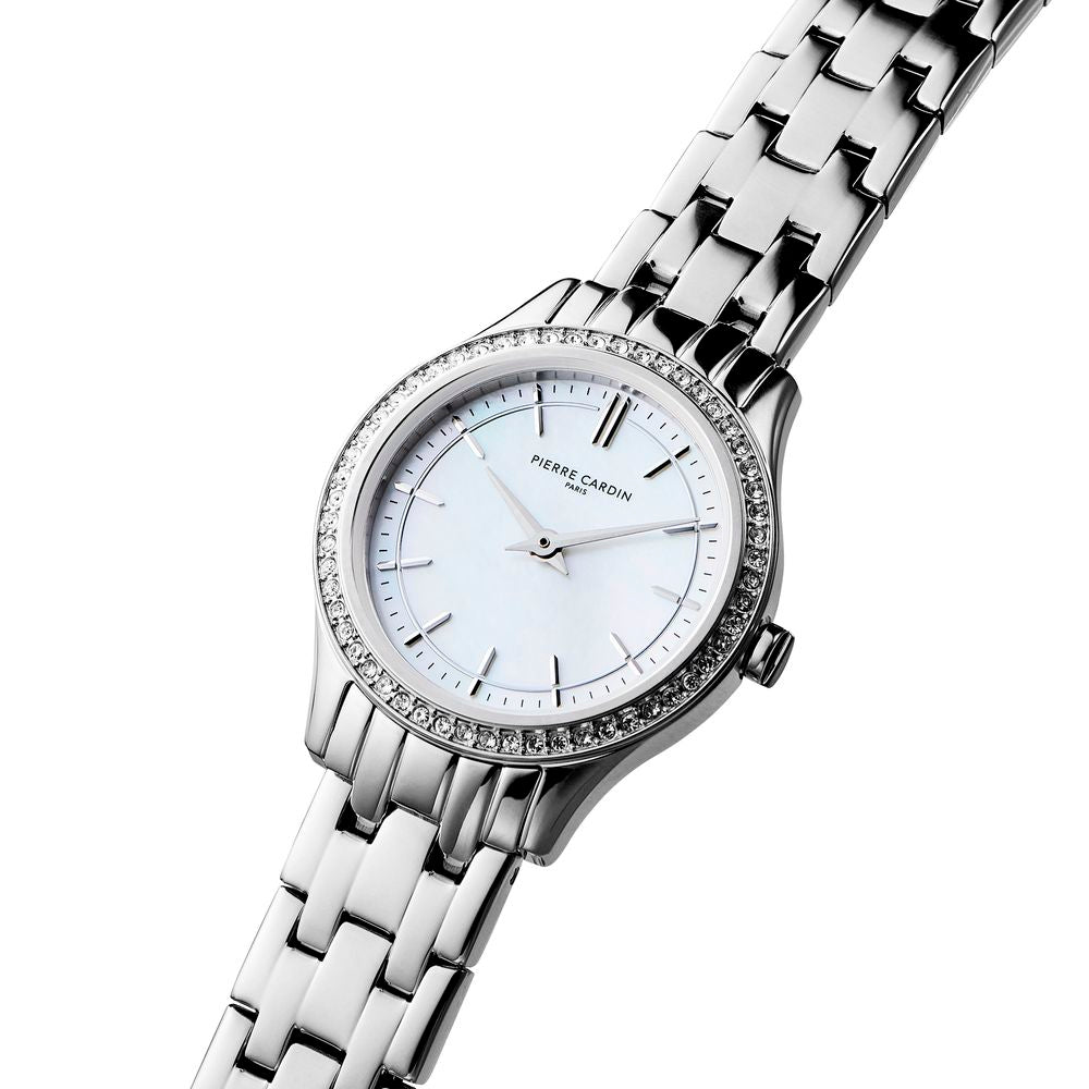 Gray Stainless Steel Dress Watch