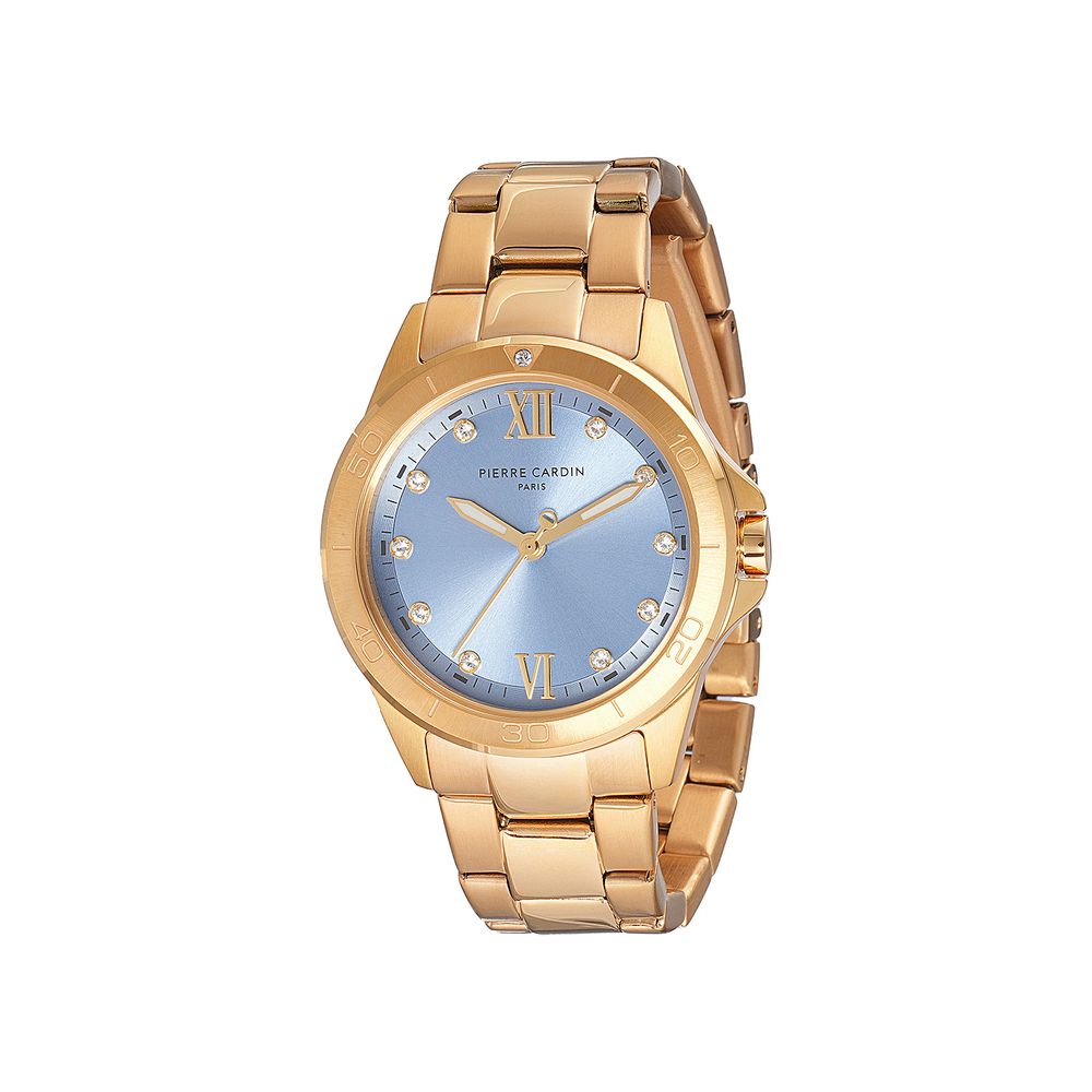 Gold Stainless Steel Dress Watch