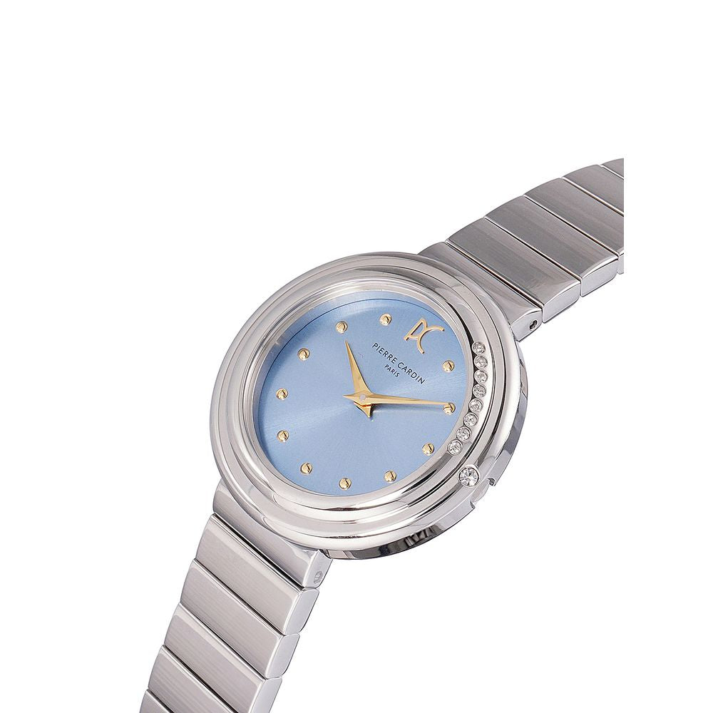 Gray Stainless Steel Dress Watch