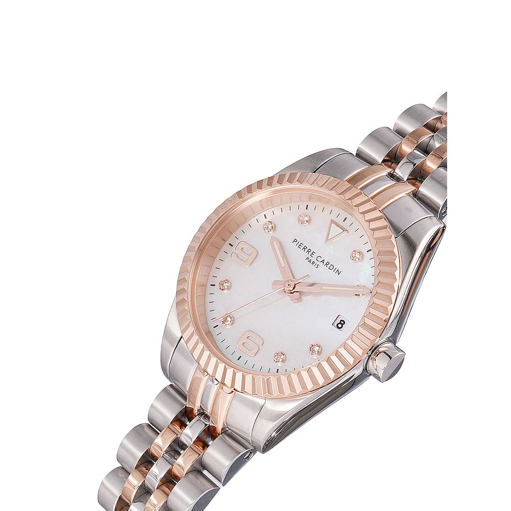 Gray Stainless Steel Dress Watch