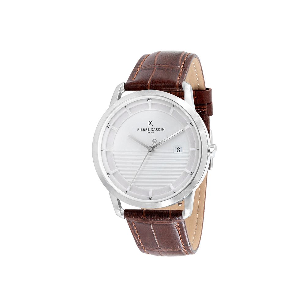 Brown Leather Dress Watch