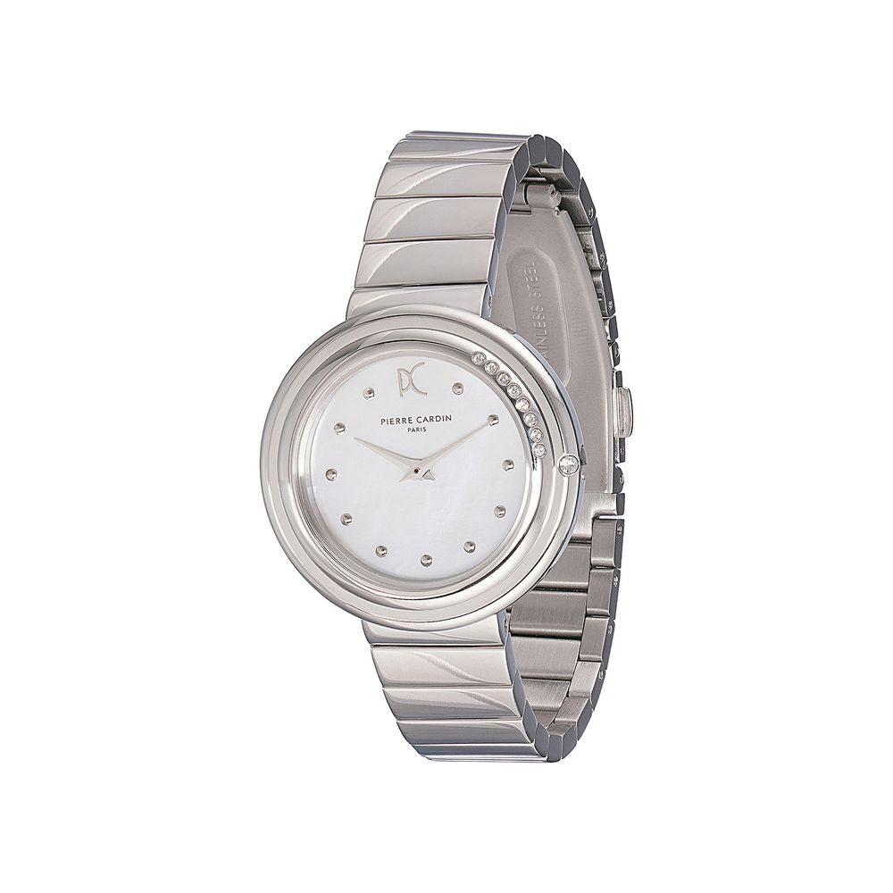 Gray Stainless Steel Dress Watch