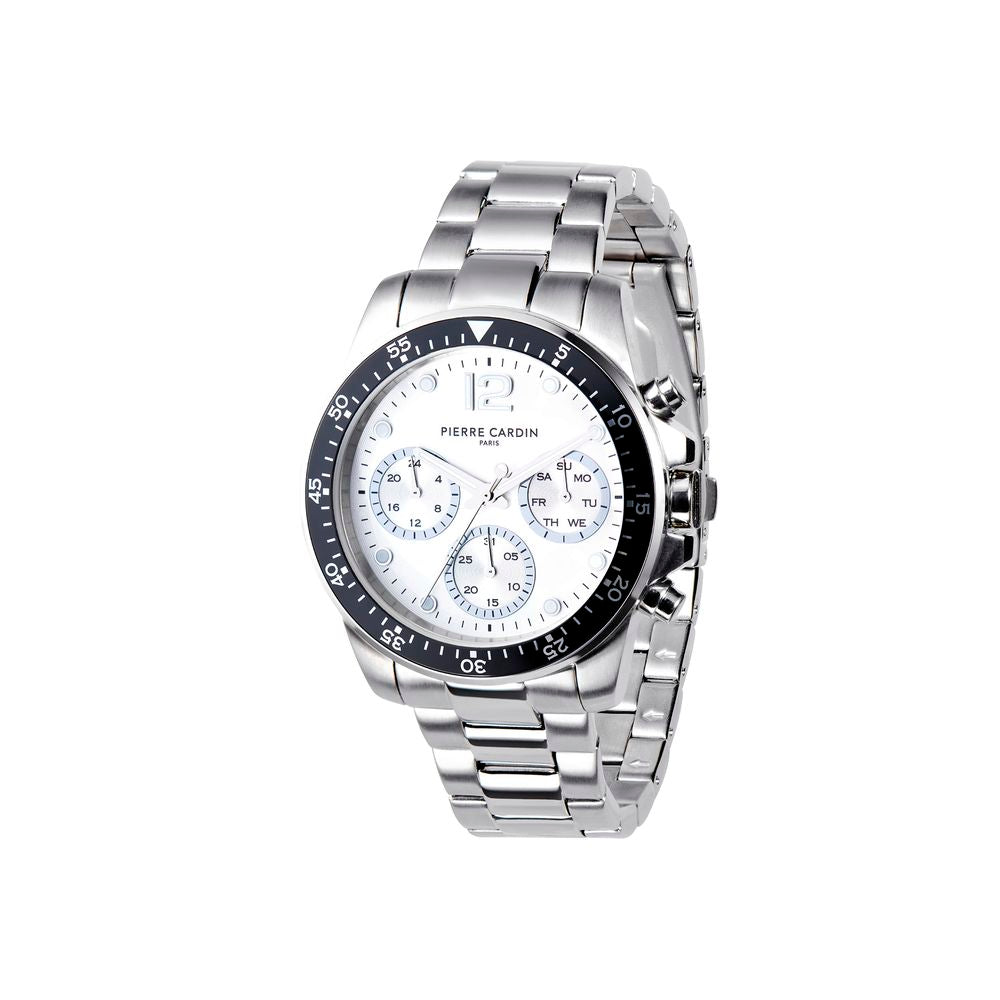 Gray Stainless Steel Dress Watch