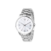 Gray Stainless Steel Dress Watch