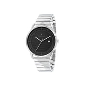 Gray Stainless Steel Dress Watch