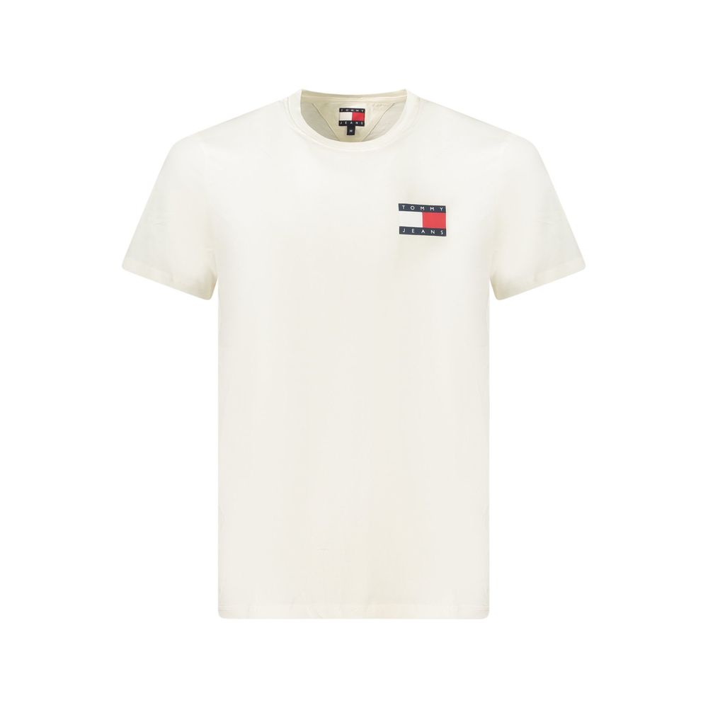 White Cotton Men's T-Shirt