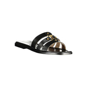 Black Leather Women's Sandal