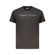 Black Cotton Mens T-Shirt