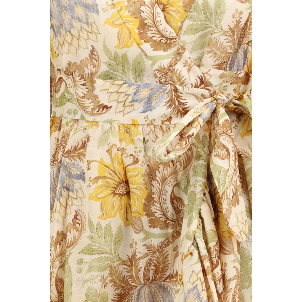 Bicolor Cotton Casual Dress