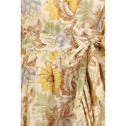 Bicolor Cotton Casual Dress