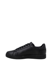 Black Polyester Low Top Sneakers