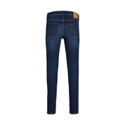 Blue Cotton Skinny Jeans