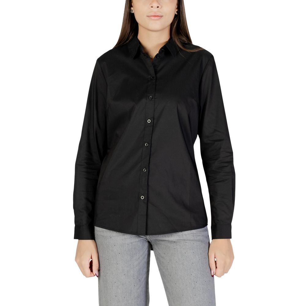 Black Cotton Blouse