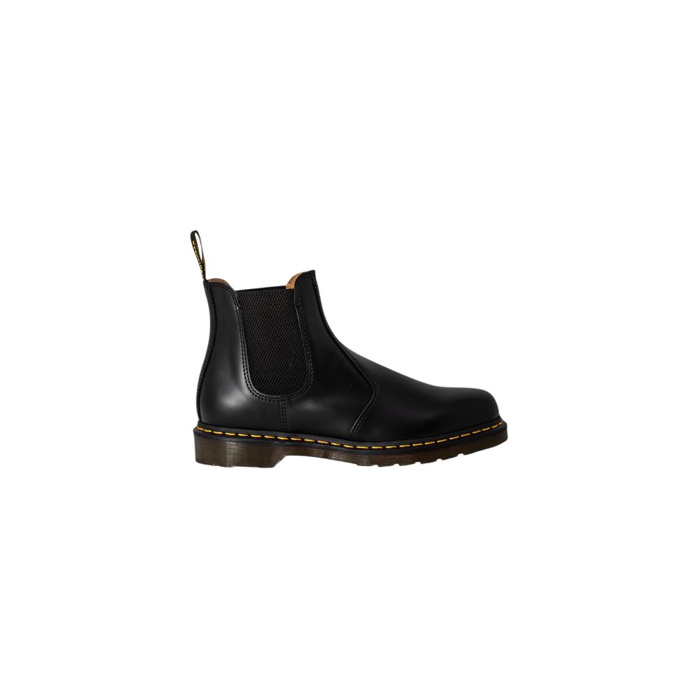 Black Polyester Chelsea Boots