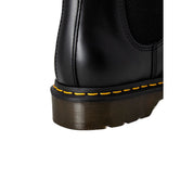 Black Polyester Chelsea Boots