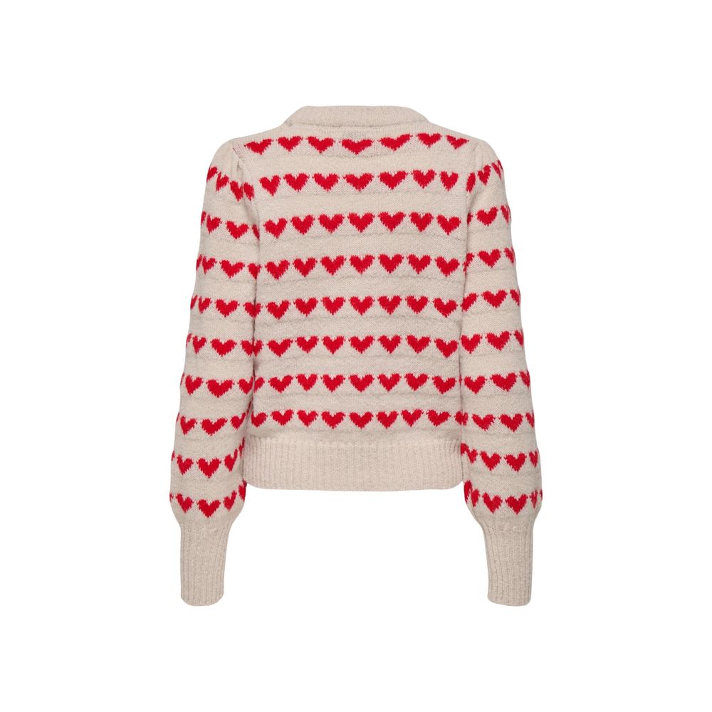 Beige Polyester Sweatshirt