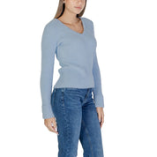 Blue Polyamide Sweatshirt