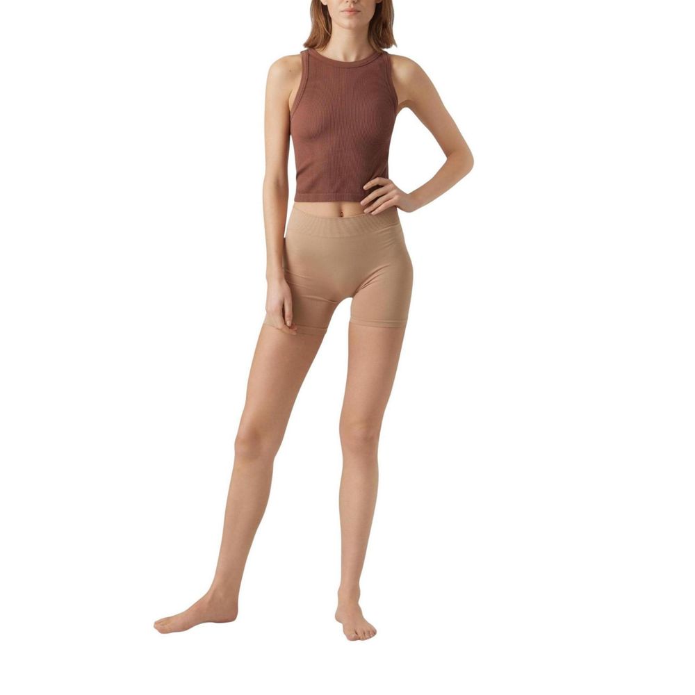 Beige Polyamide Shorts