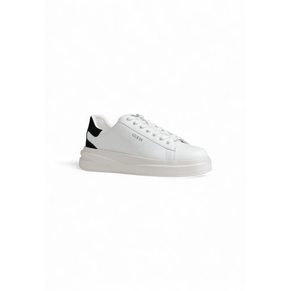 Black And White Polyethylene Sneakers