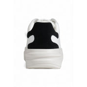 Black And White Polyethylene Sneakers