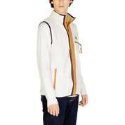 Cream Polyester Sleveless Jacket