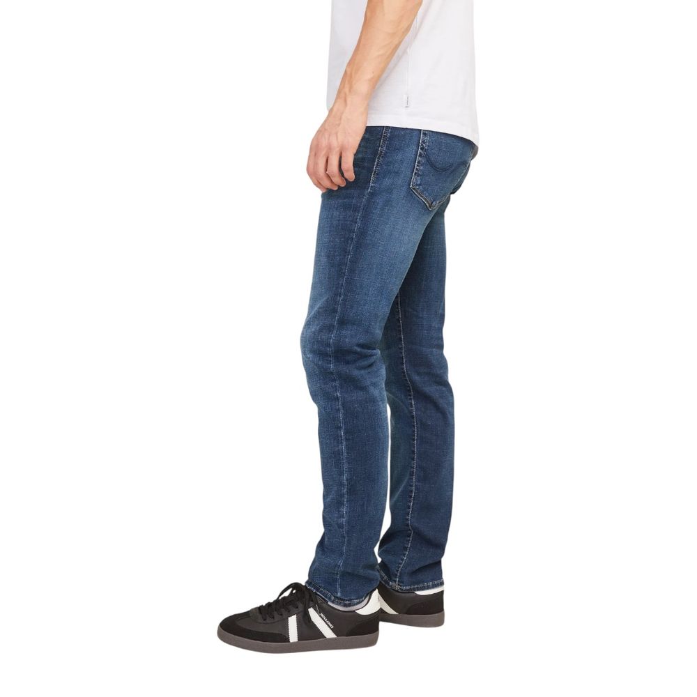 Blue Cotton Relaxed Fit Jeans