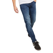 Blue Cotton Relaxed Fit Jeans
